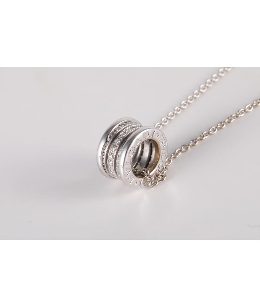 BVLGARI Серебряное колье из белого золота, фото 2
