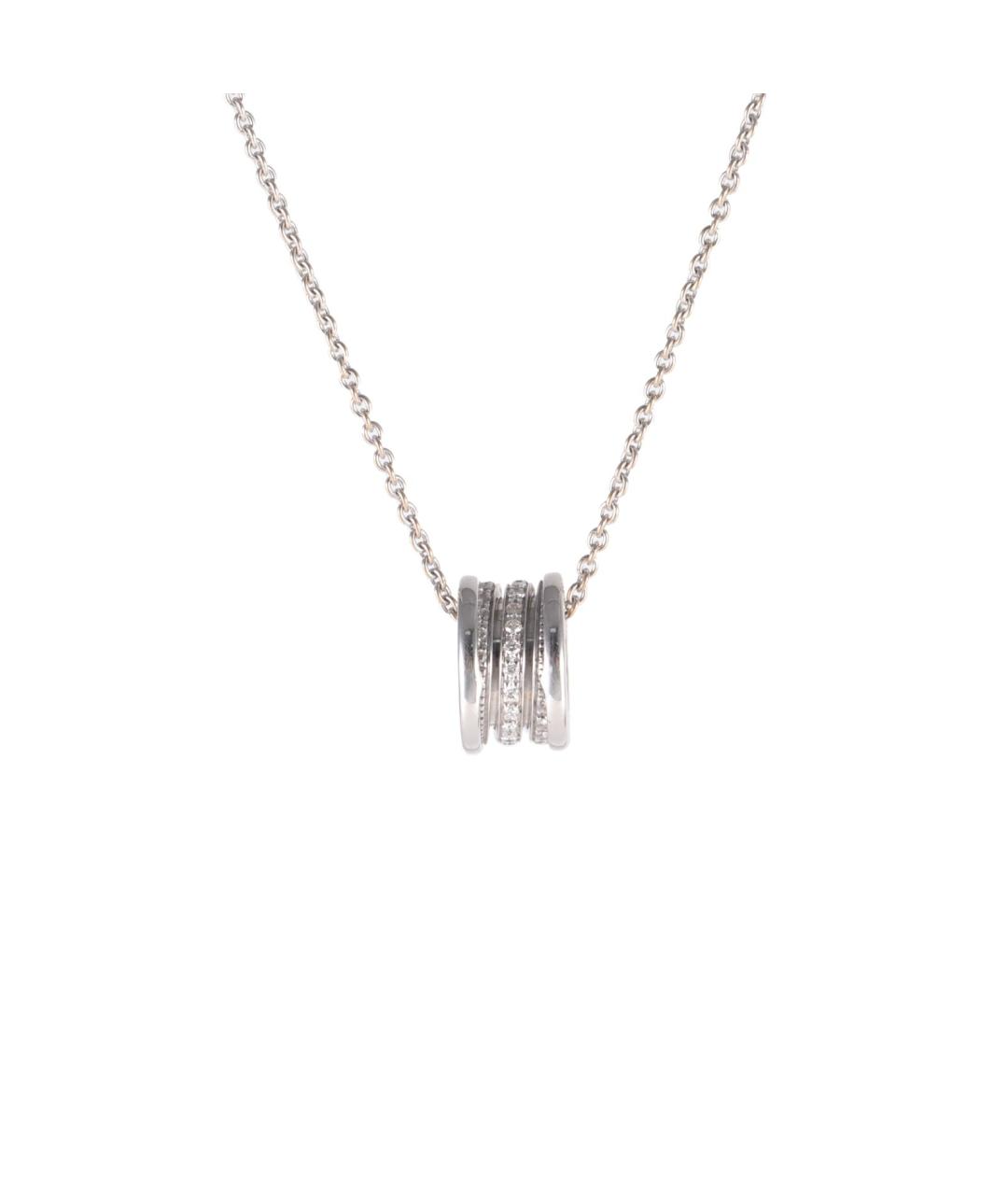 BVLGARI Серебряное колье из белого золота, фото 1