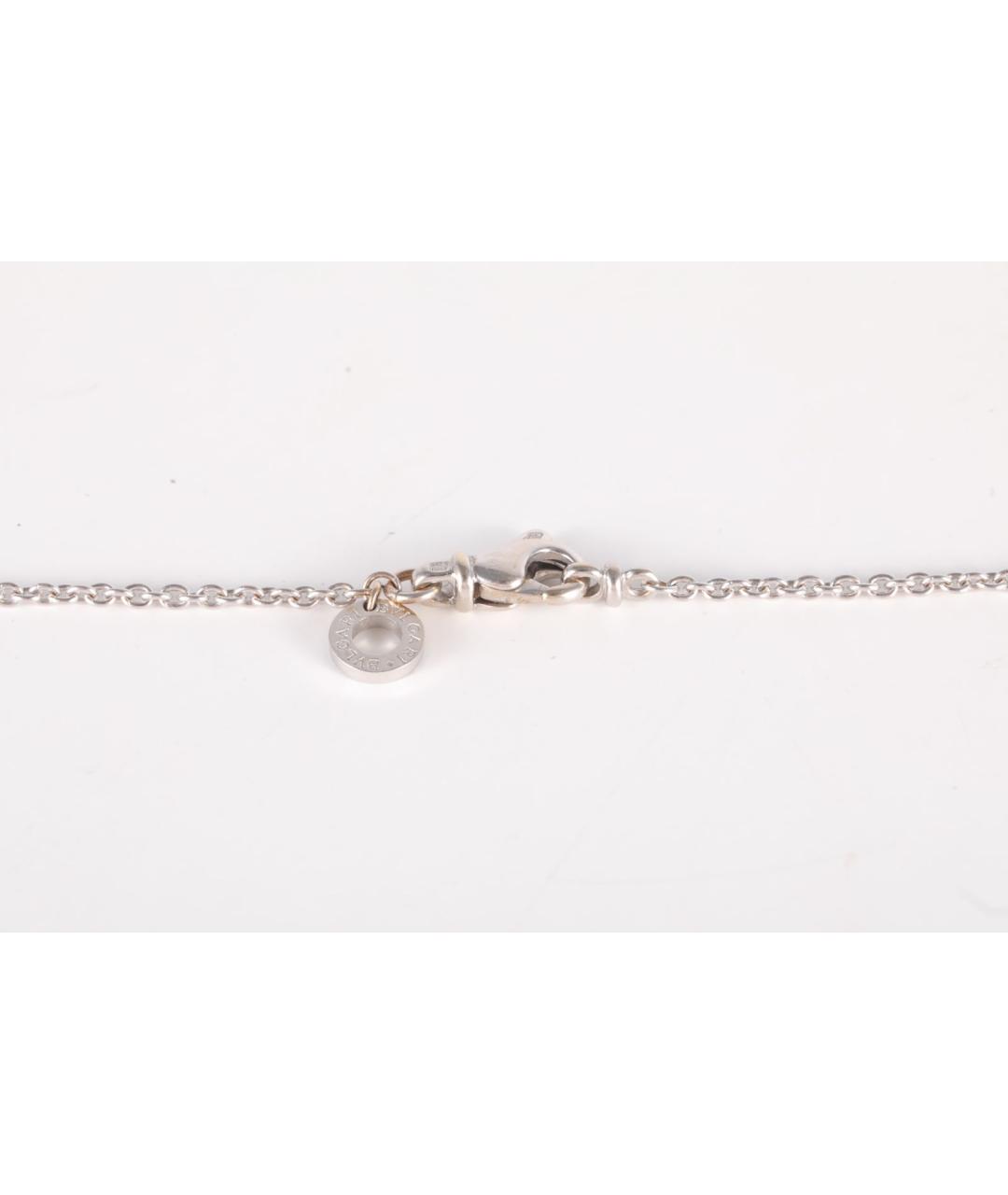 BVLGARI Серебряное колье из белого золота, фото 5