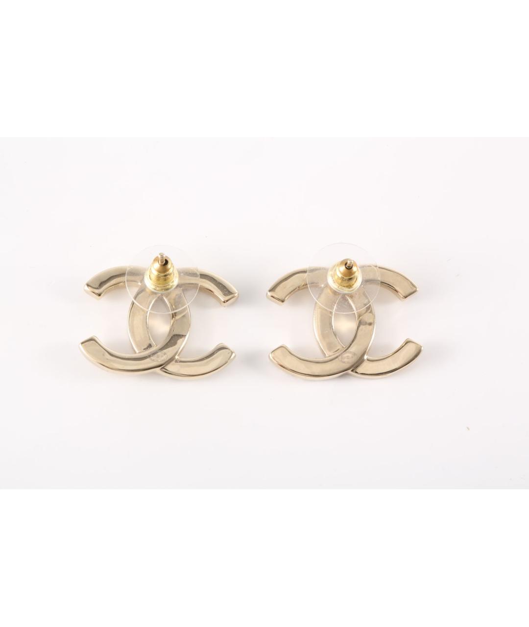 CHANEL Золотые серьги, фото 4