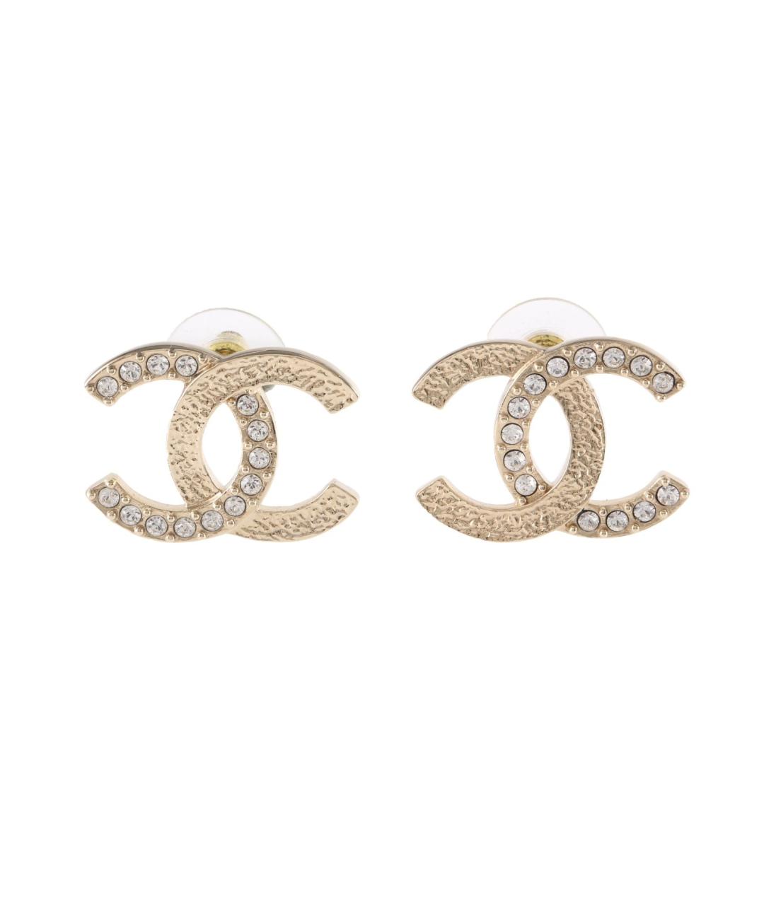 CHANEL Золотые серьги, фото 1