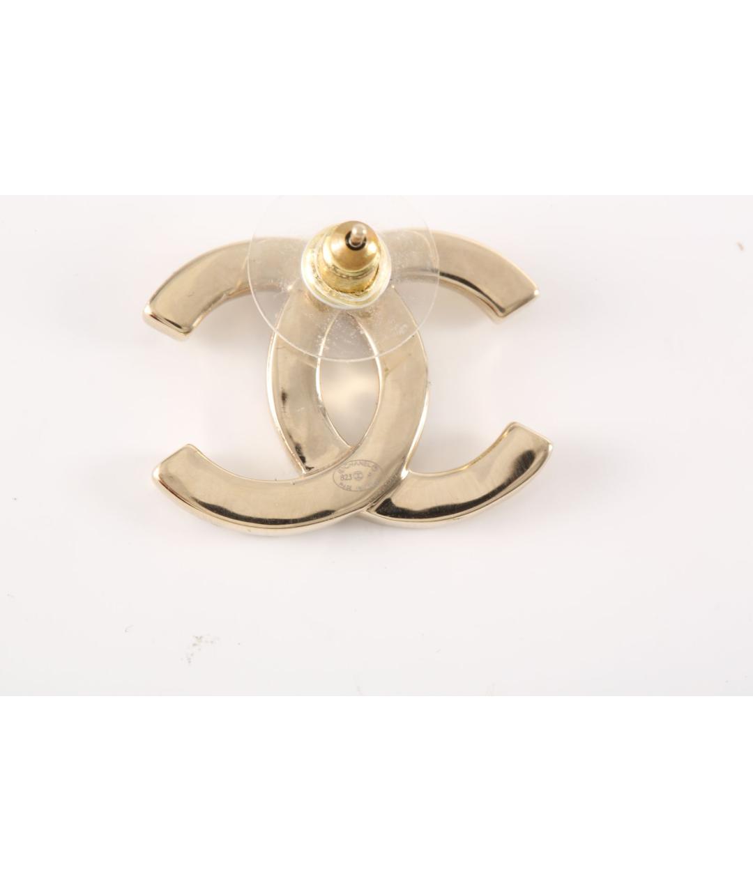CHANEL Золотые серьги, фото 6