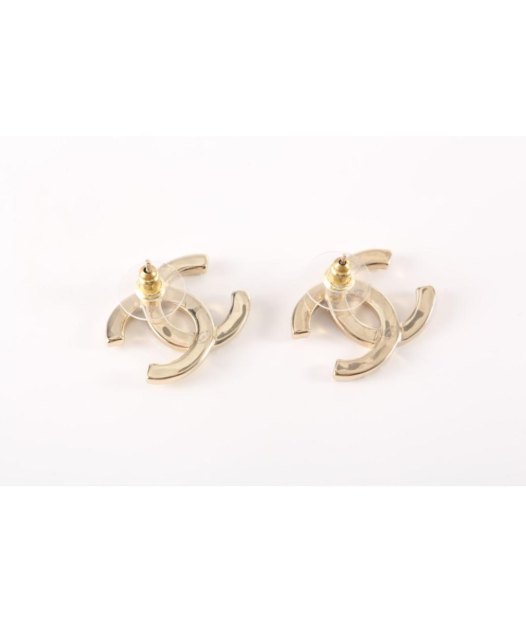 CHANEL Золотые серьги, фото 5