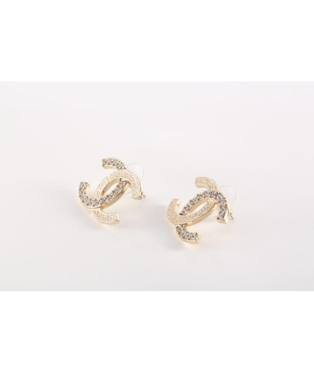 CHANEL Золотые серьги, фото 2