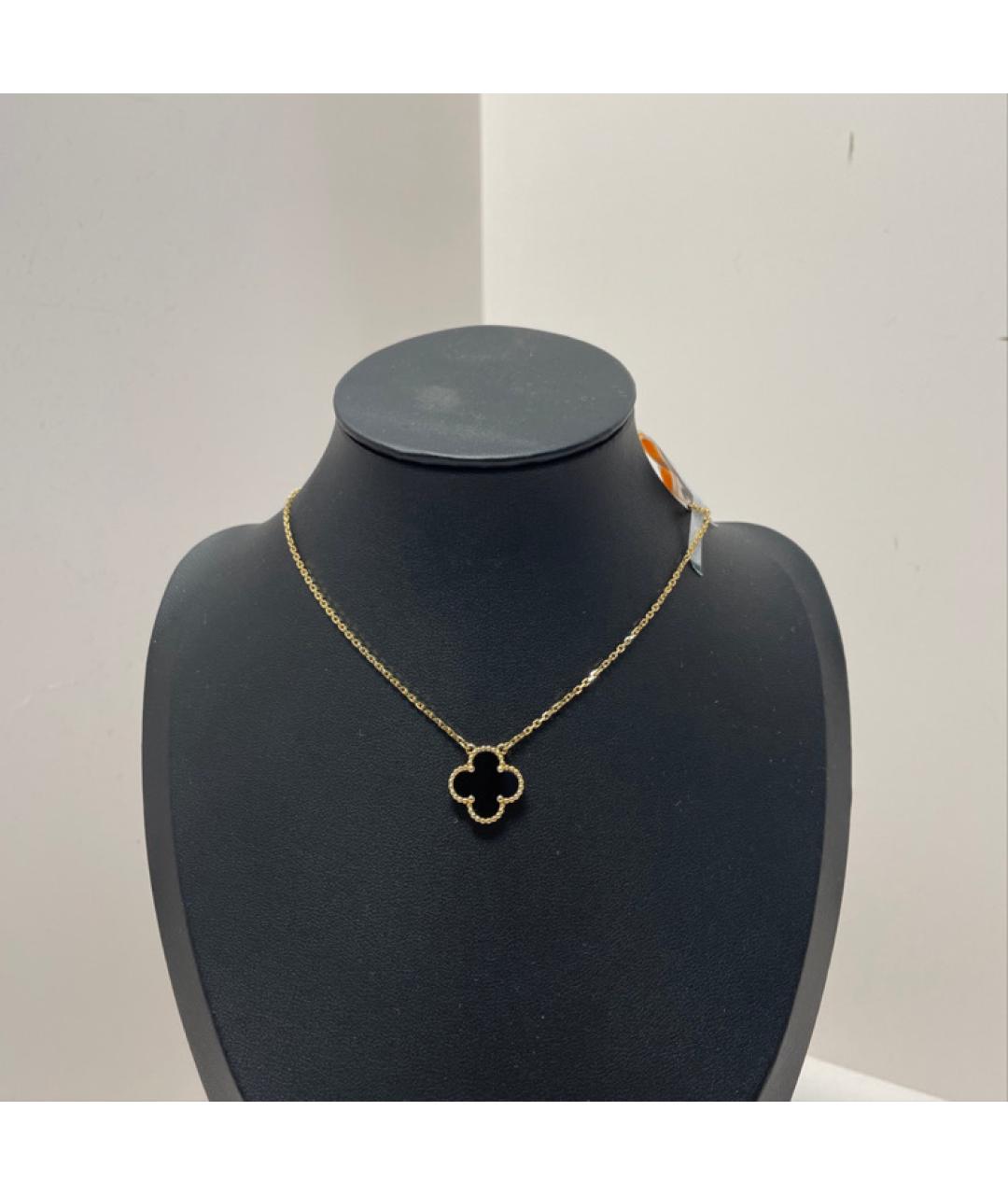 VAN CLEEF & ARPELS Черная подвеска из желтого золота, фото 8