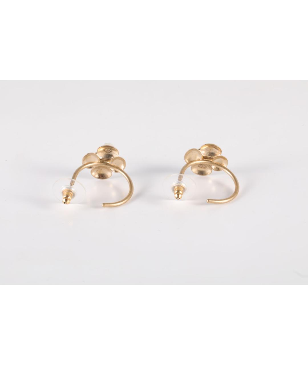 CHANEL Белые серьги, фото 5