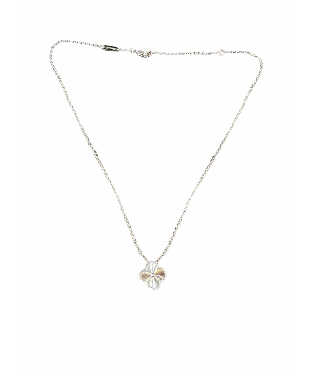 VAN CLEEF & ARPELS Серебряное колье из белого золота, фото 1