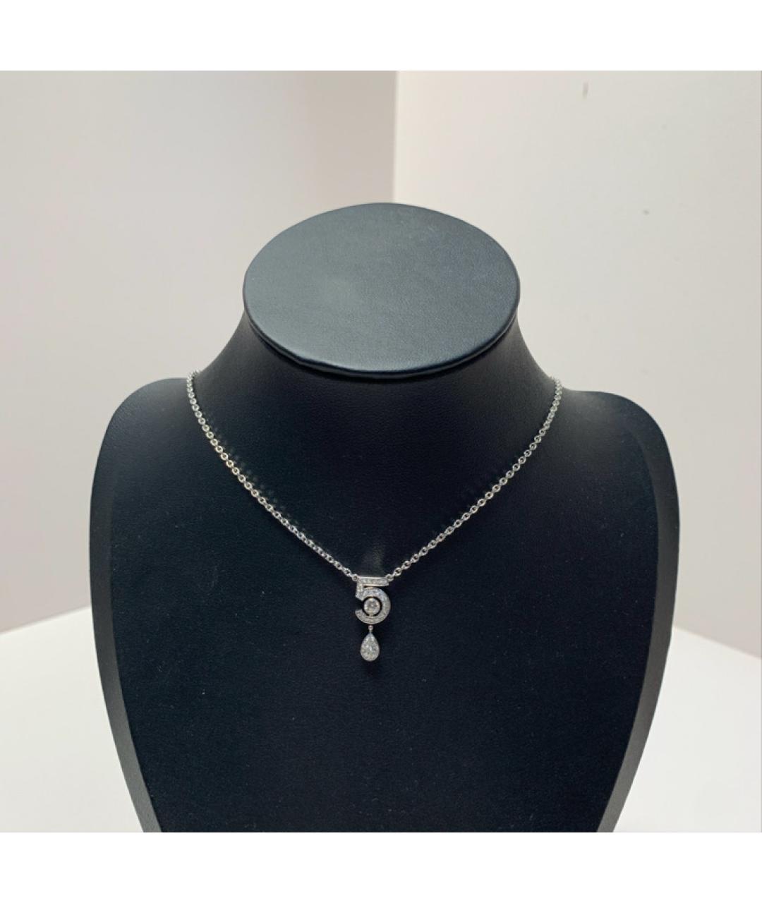 CHANEL Серебряное колье из белого золота, фото 8