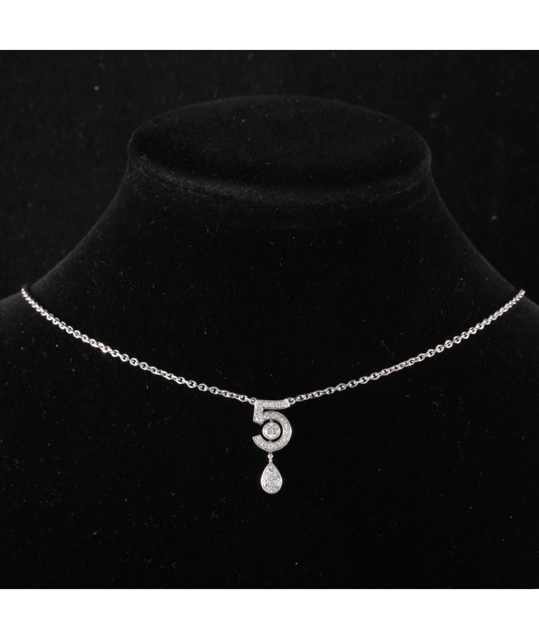 CHANEL Серебряное колье из белого золота, фото 7