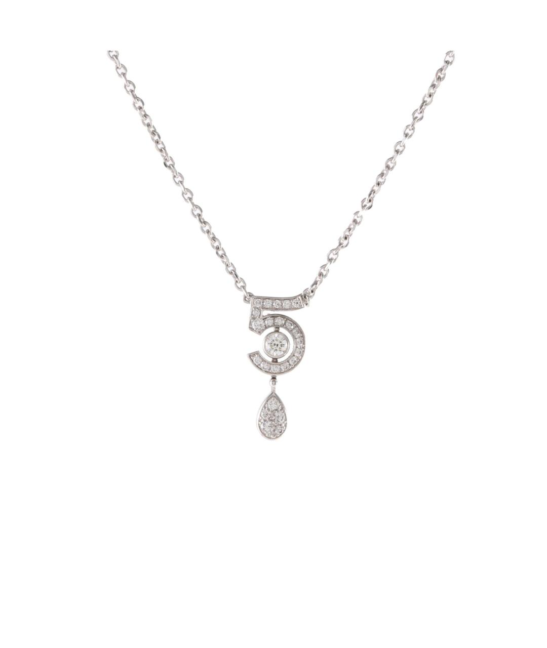 CHANEL Серебряное колье из белого золота, фото 1