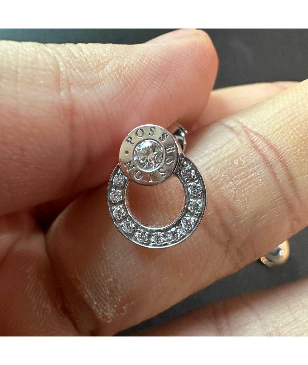 PIAGET Серебряные серьги из белого золота, фото 2