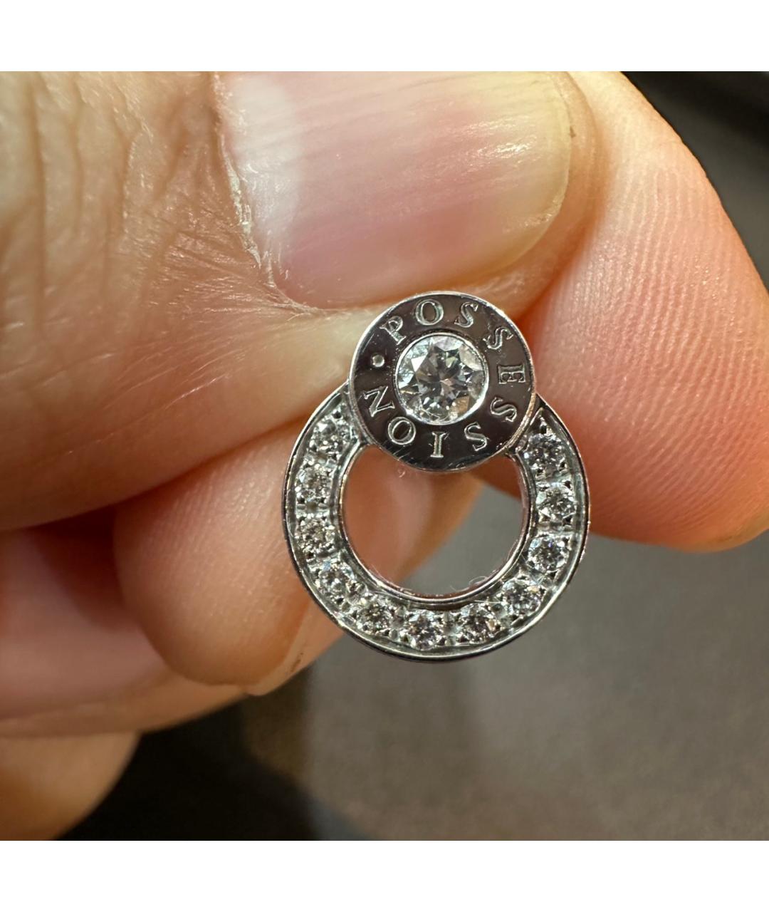 PIAGET Серебряные серьги из белого золота, фото 6