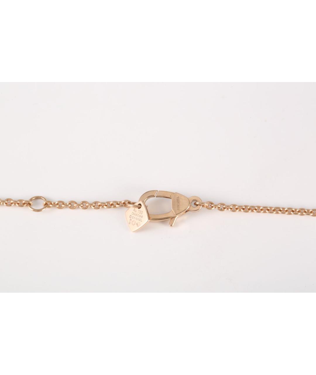 CHANEL Золотое колье из розового золота, фото 5