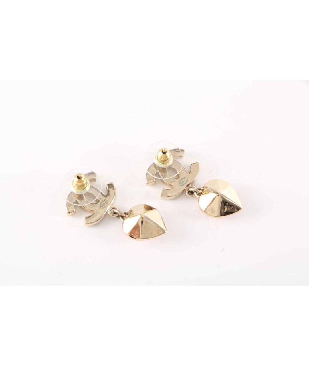 CHANEL Золотые серьги, фото 5