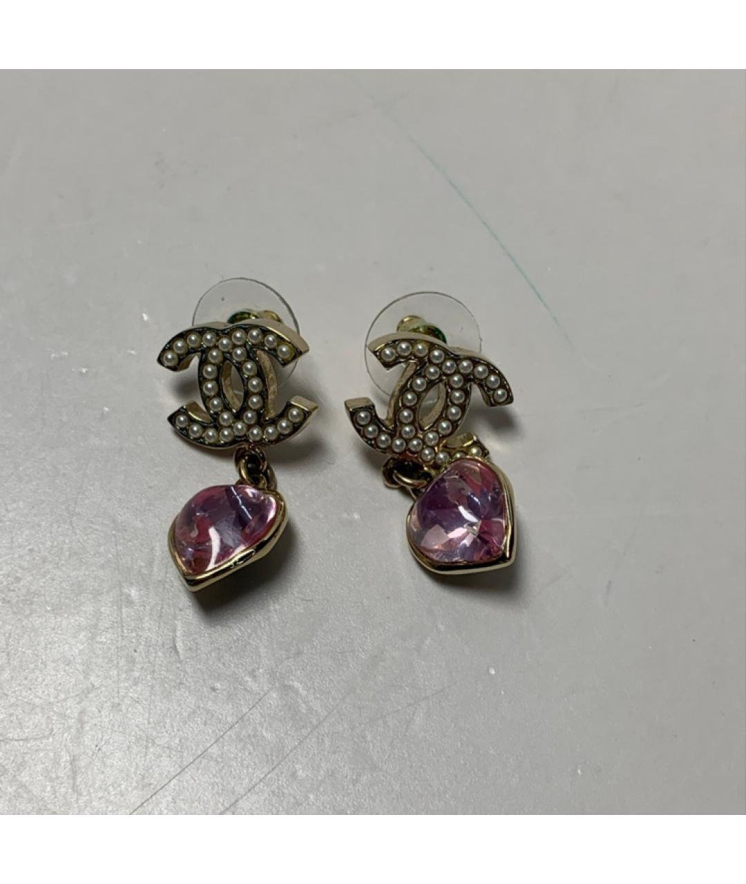 CHANEL Золотые серьги, фото 9