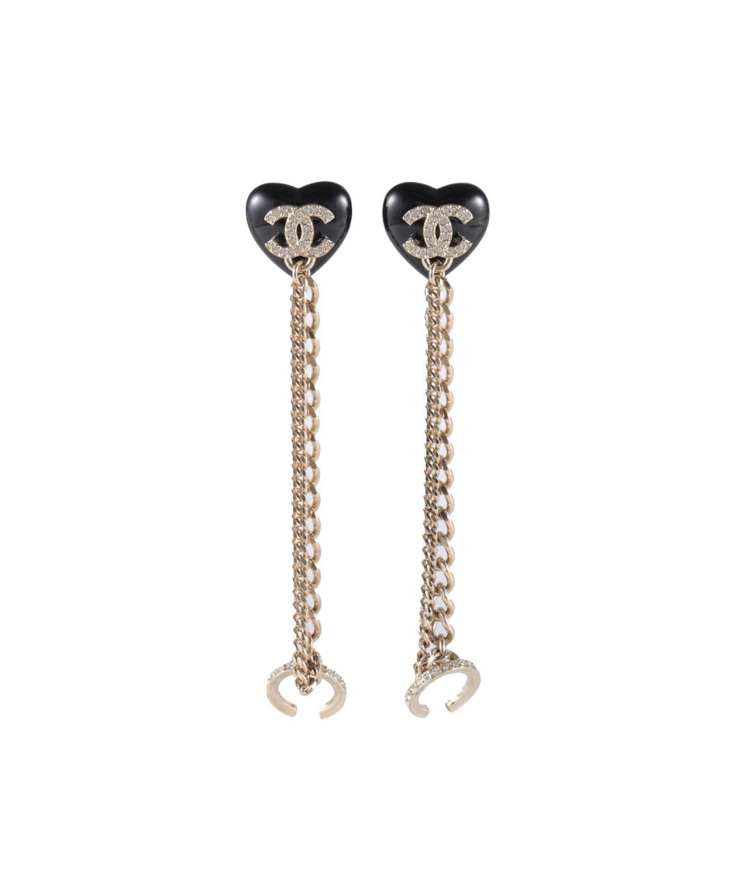 CHANEL Золотые серьги, фото 1