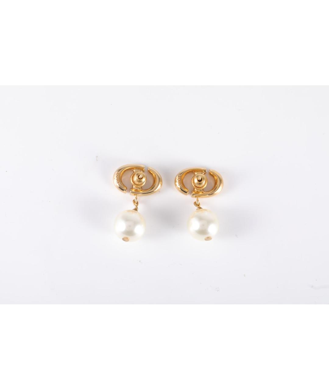 CHRISTIAN DIOR Золотые серьги, фото 4