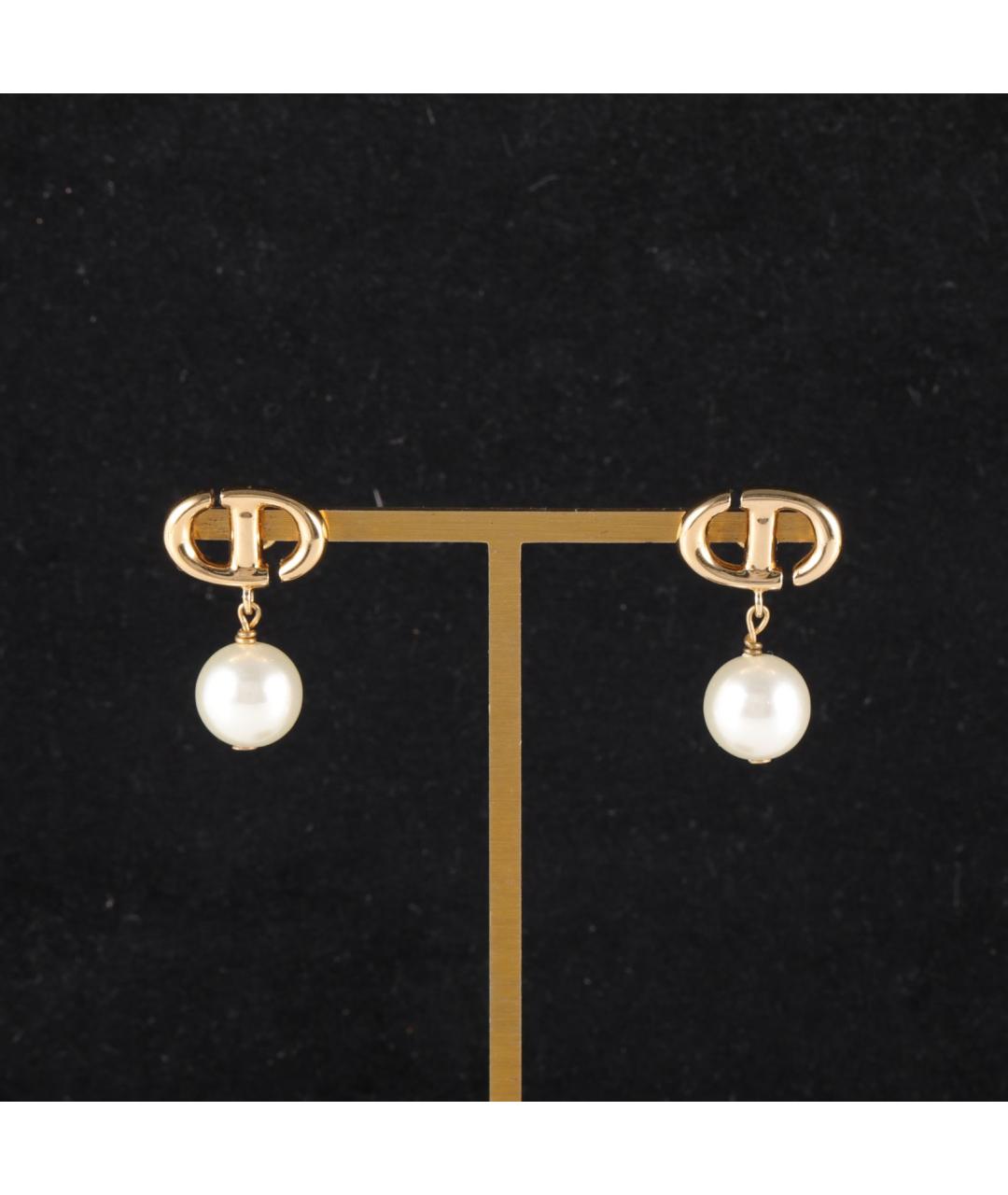 CHRISTIAN DIOR Золотые серьги, фото 6