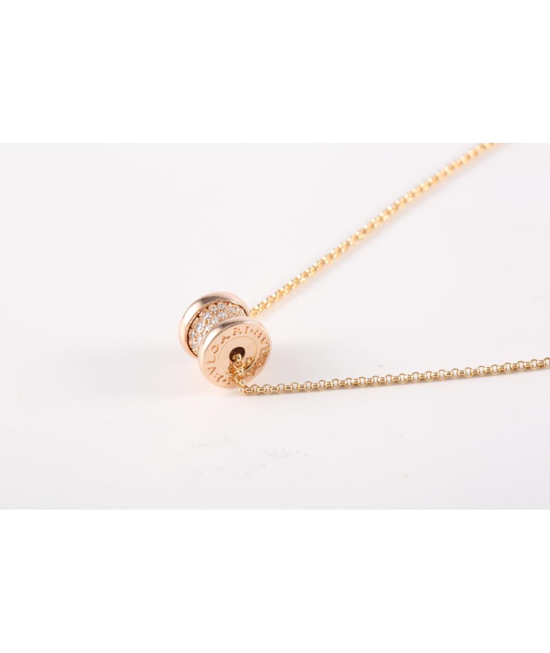 BVLGARI Золотая подвеска из розового золота, фото 2
