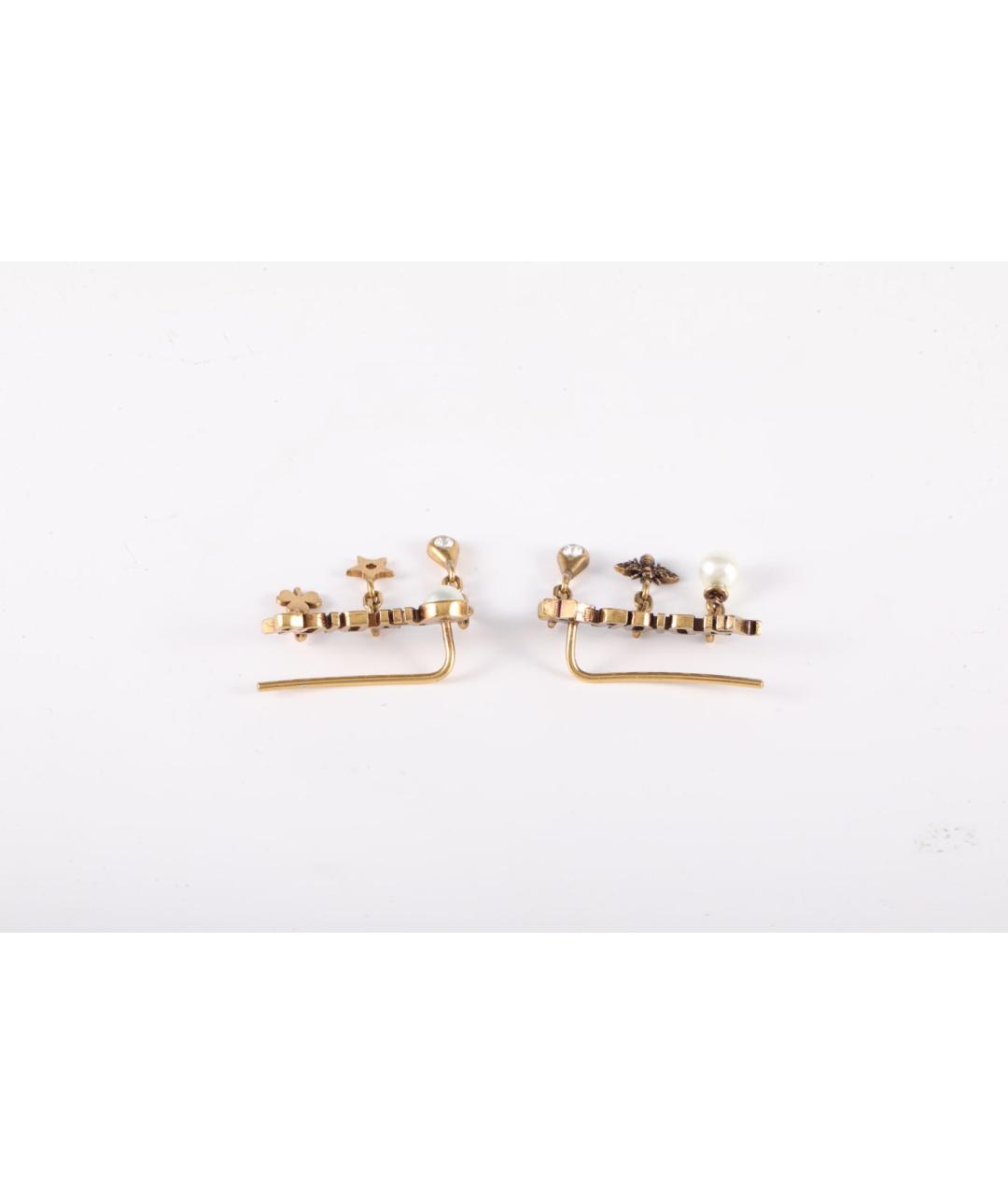 CHRISTIAN DIOR Золотые серьги, фото 3