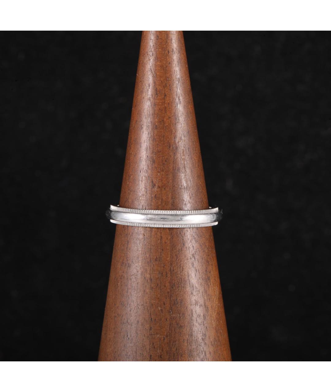 TIFFANY&CO Серебряное платиновое кольцо, фото 7