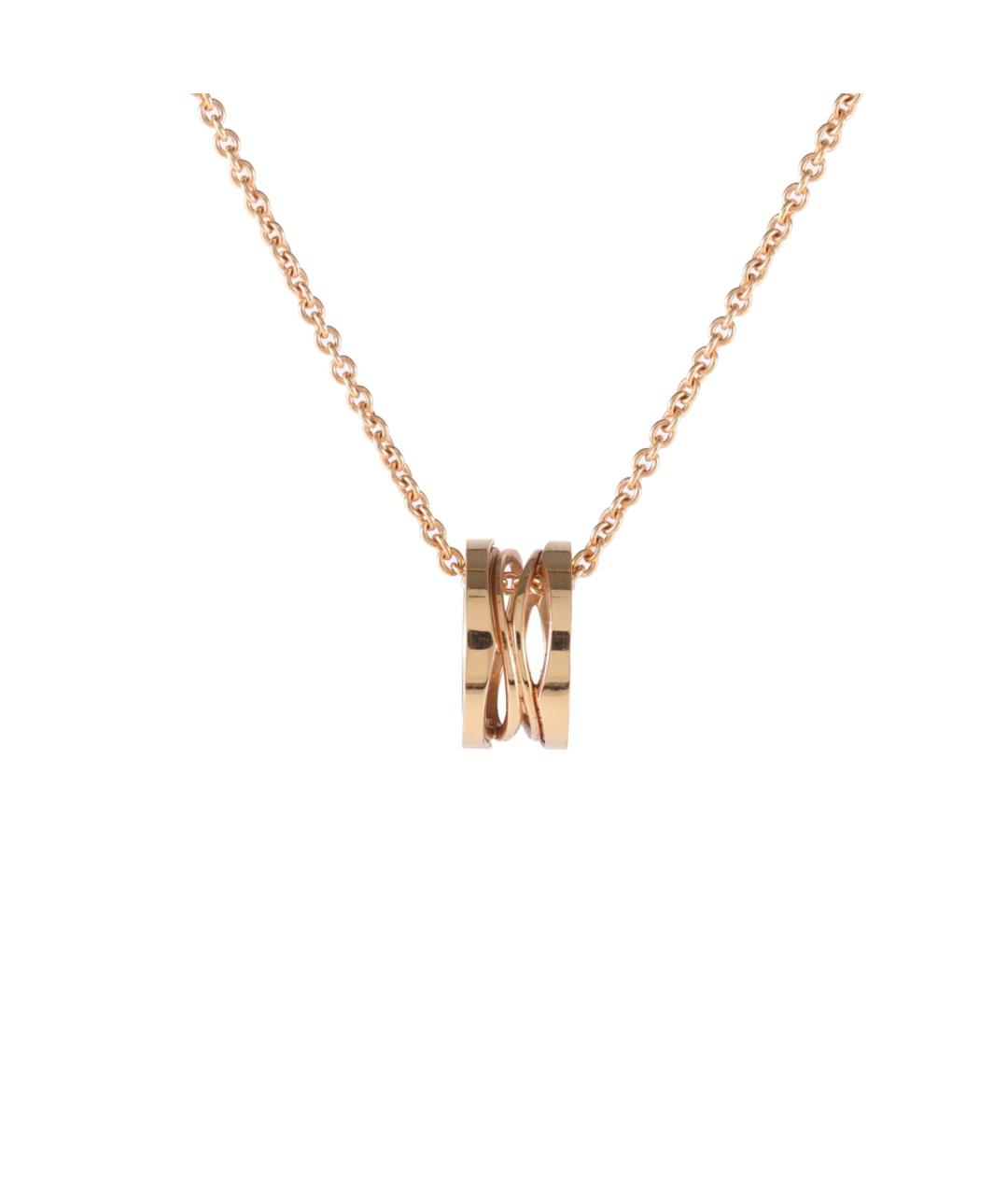 BVLGARI Золотая подвеска из розового золота, фото 1