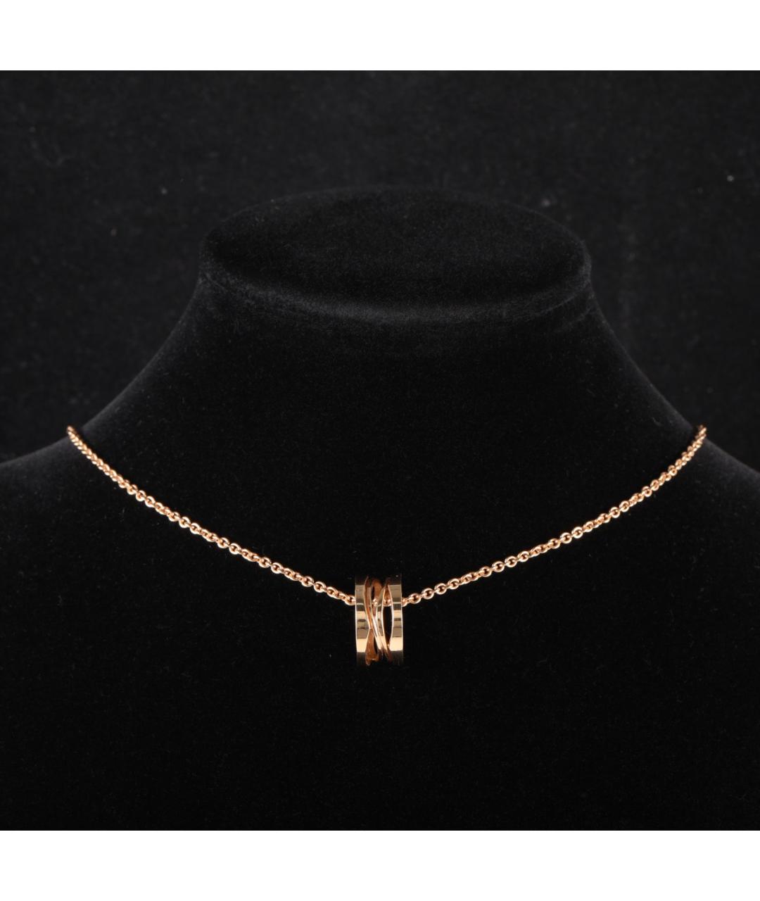 BVLGARI Золотая подвеска из розового золота, фото 7
