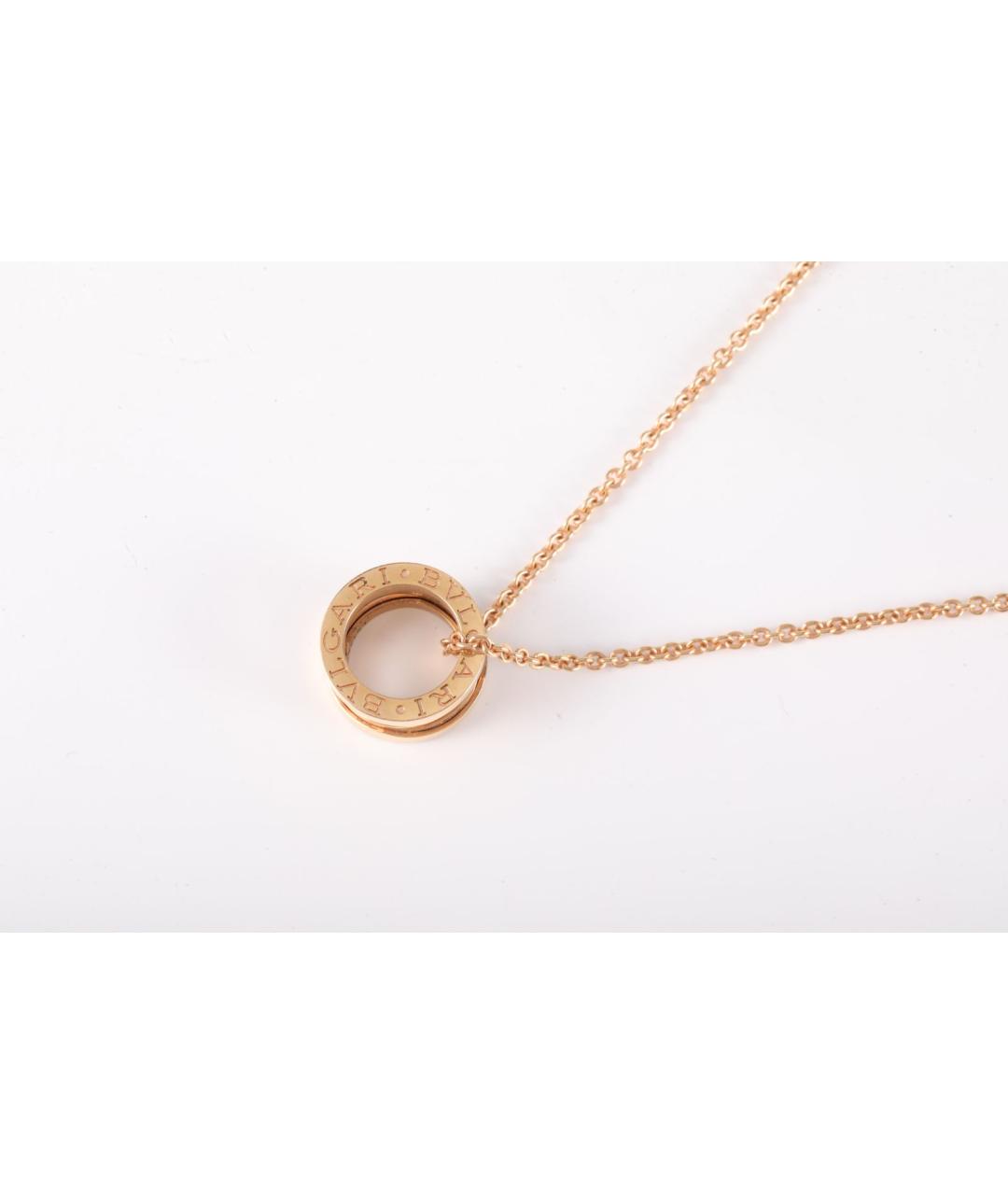 BVLGARI Золотая подвеска из розового золота, фото 3