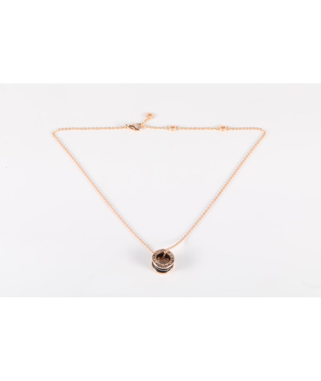 BVLGARI Золотое колье из розового золота, фото 6
