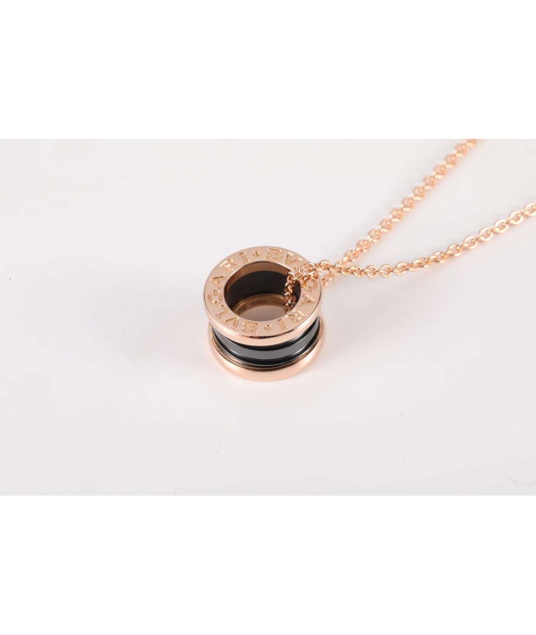 BVLGARI Золотое колье из розового золота, фото 3