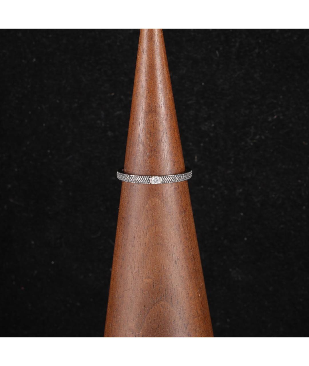 DE BEERS Серебряное кольцо из белого золота, фото 7