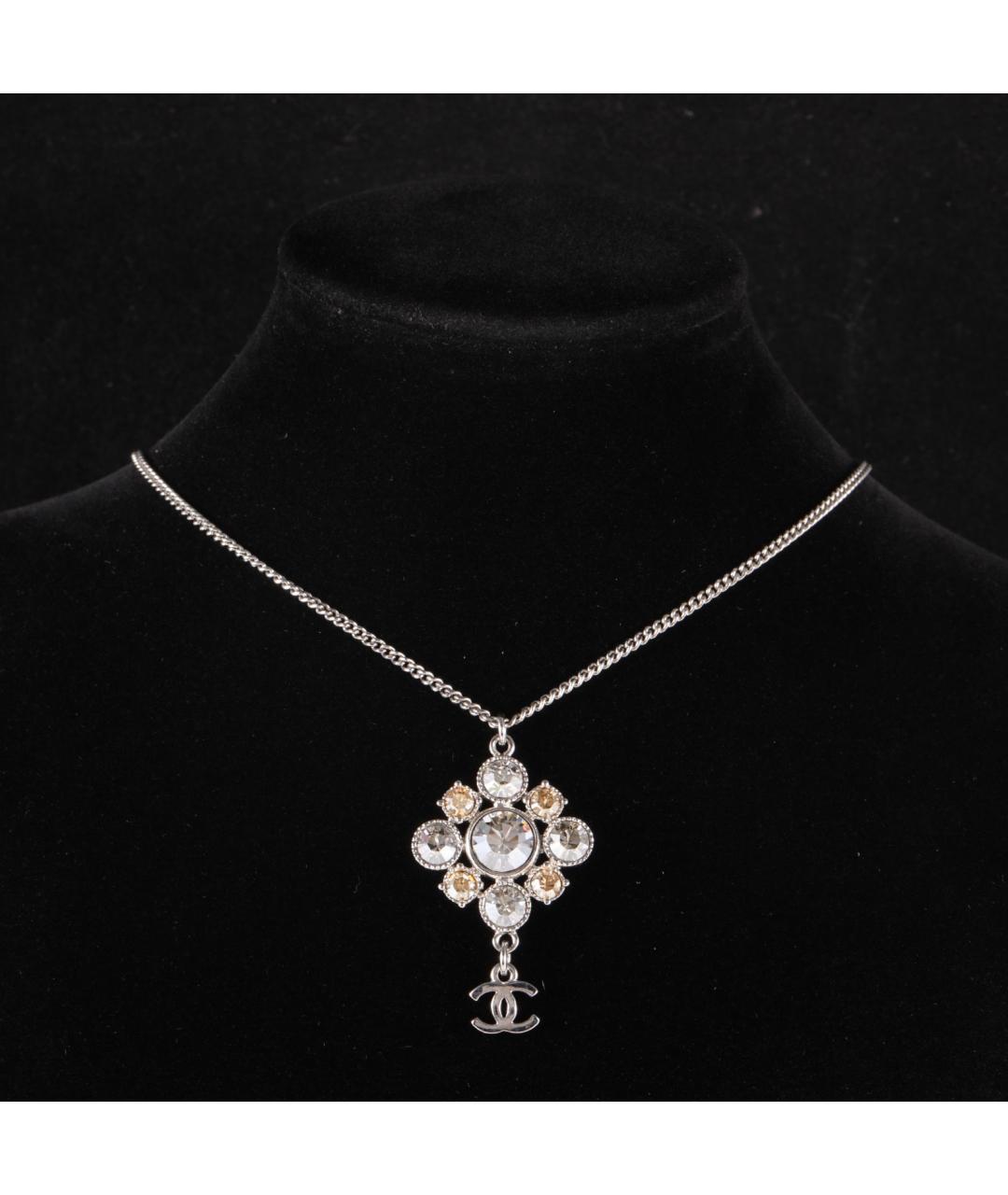 CHANEL Серебряное колье, фото 7