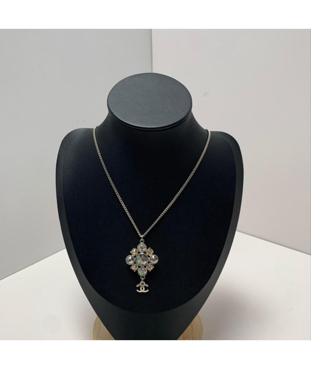 CHANEL Серебряное колье, фото 8