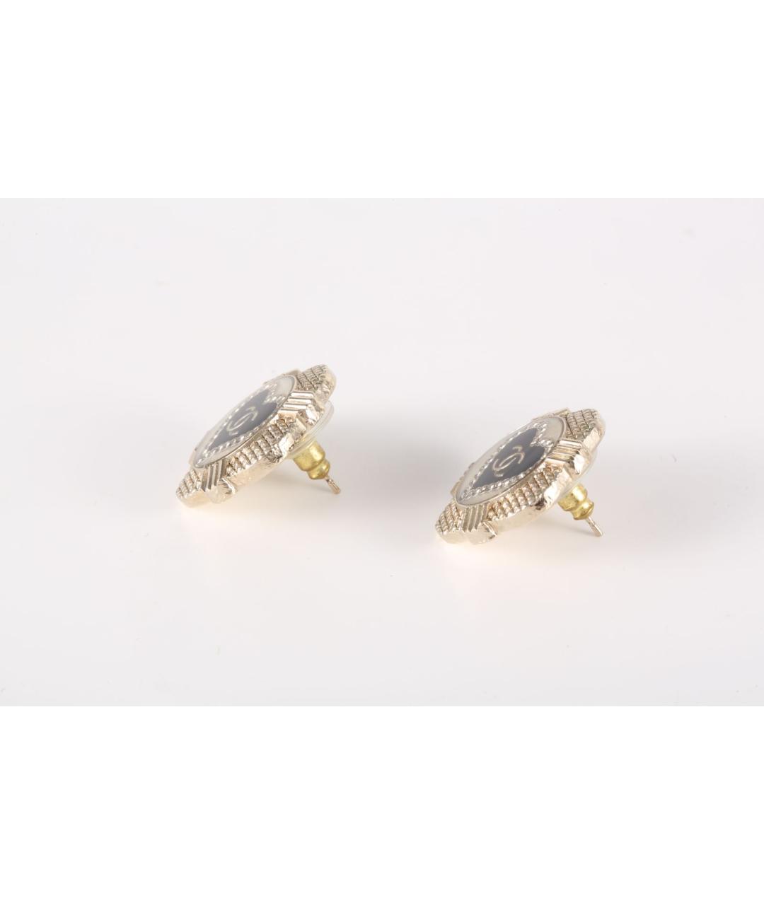 CHANEL Золотые серьги, фото 2