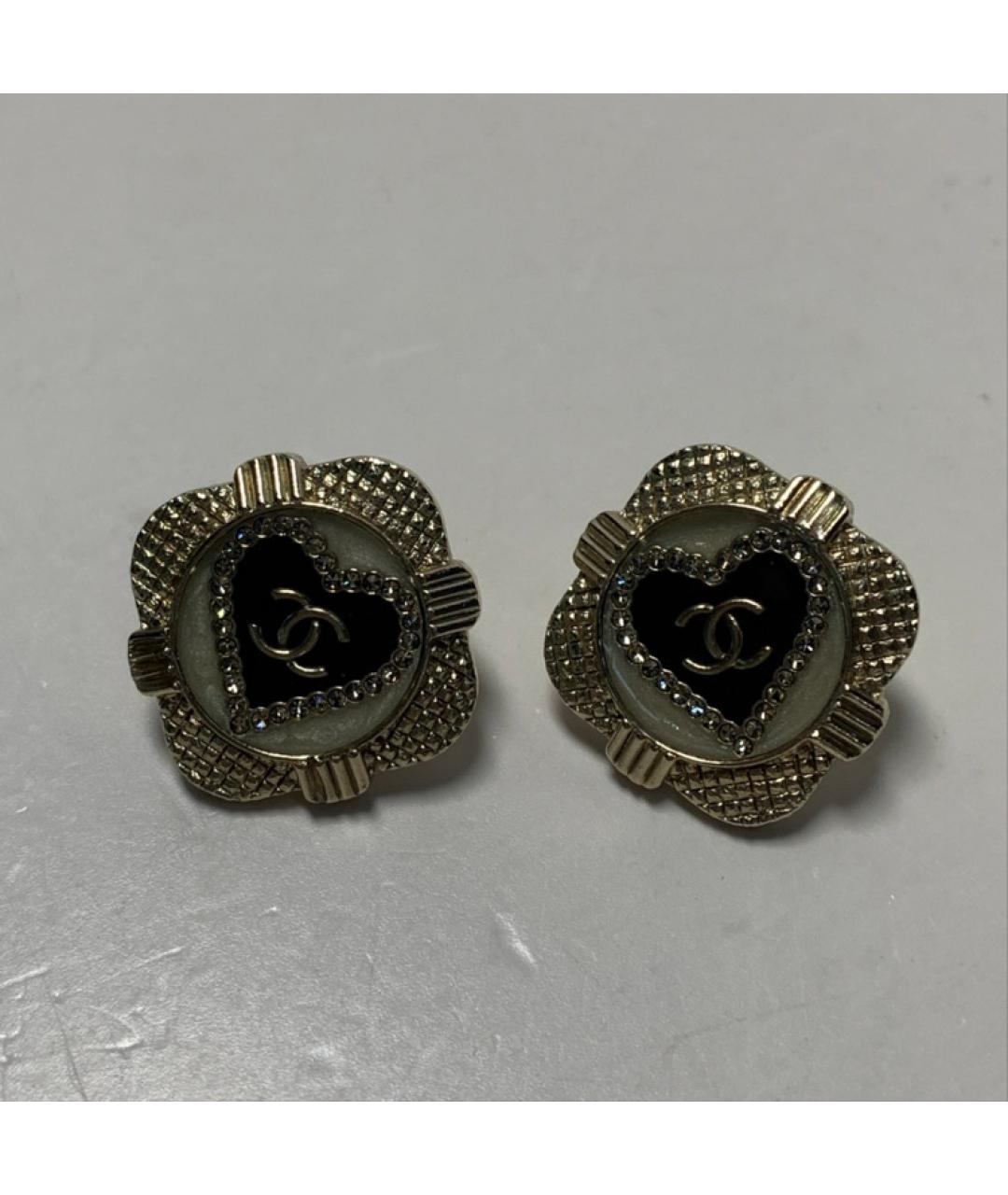 CHANEL Золотые серьги, фото 8