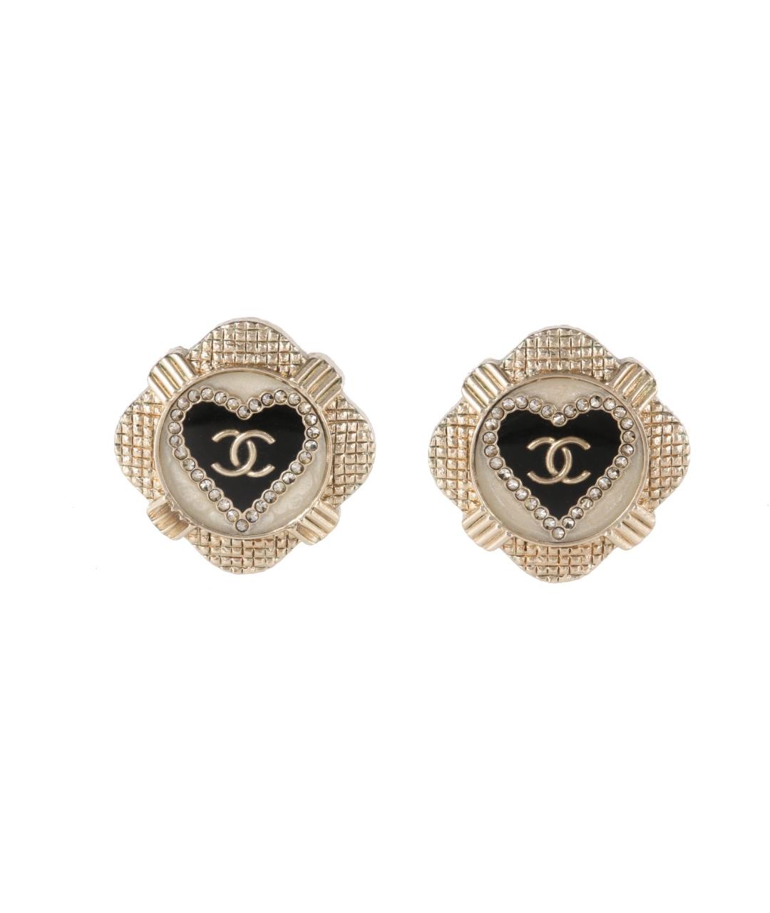 CHANEL Золотые серьги, фото 1