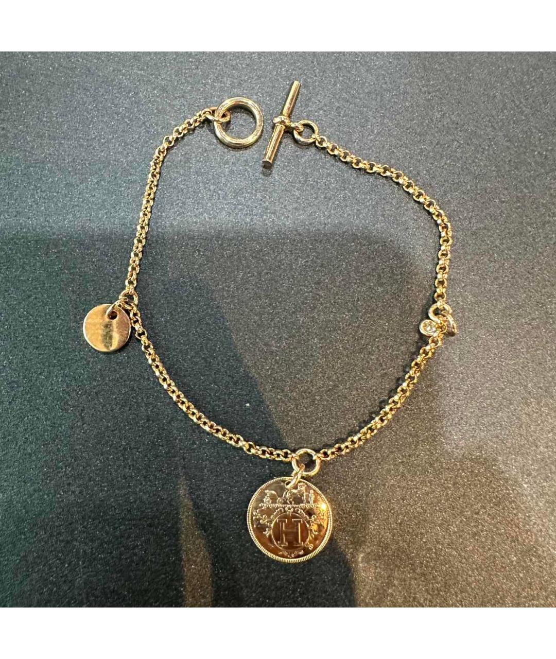 HERMES Золотой браслет из желтого золота, фото 3