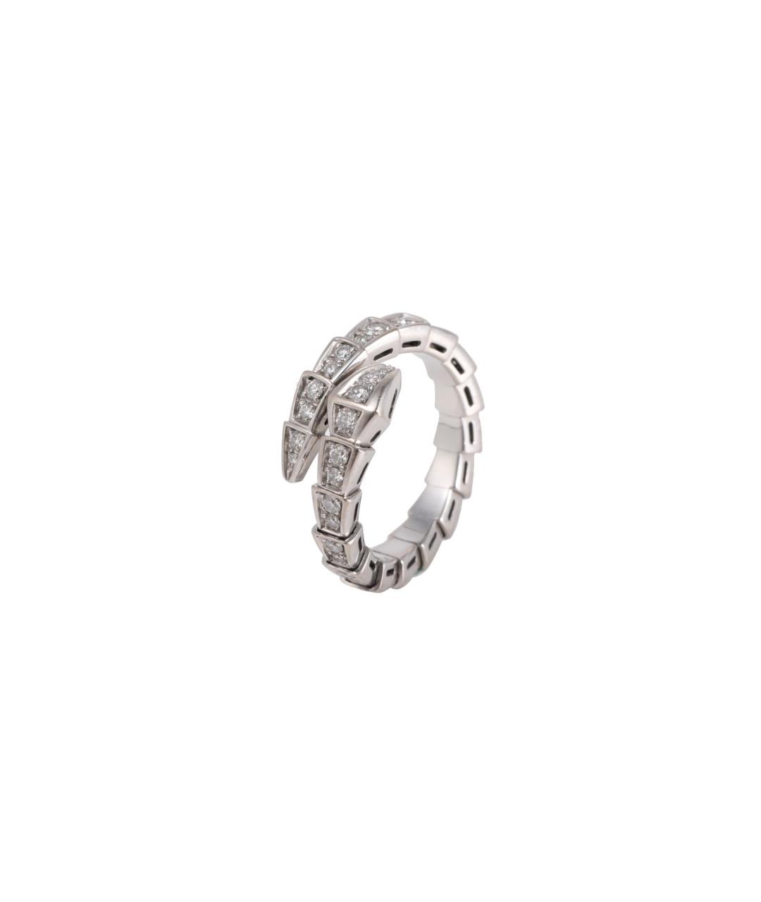 BVLGARI Серебряное кольцо из белого золота, фото 1