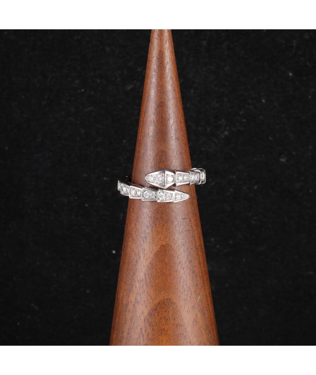 BVLGARI Серебряное кольцо из белого золота, фото 7
