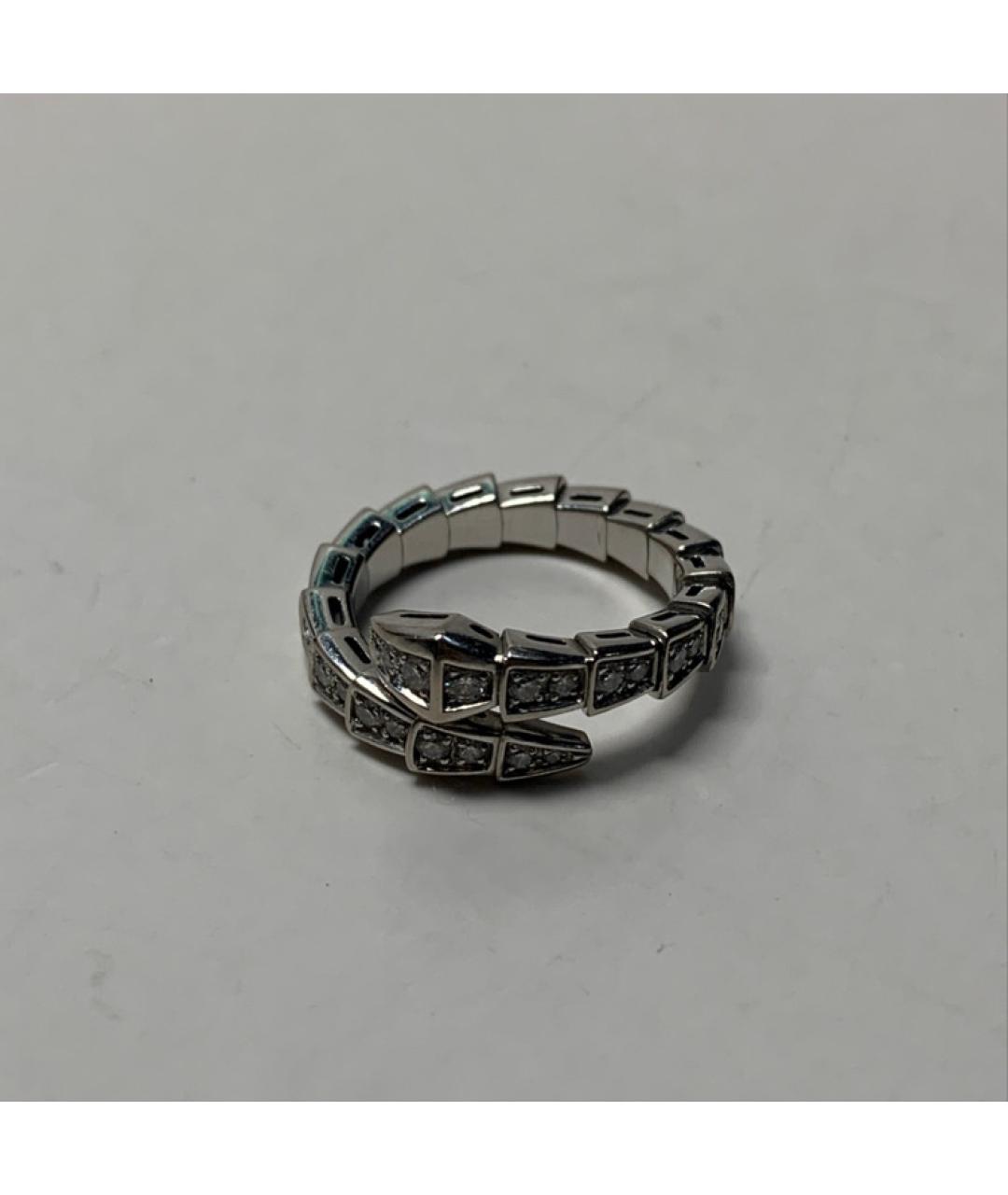 BVLGARI Серебряное кольцо из белого золота, фото 8