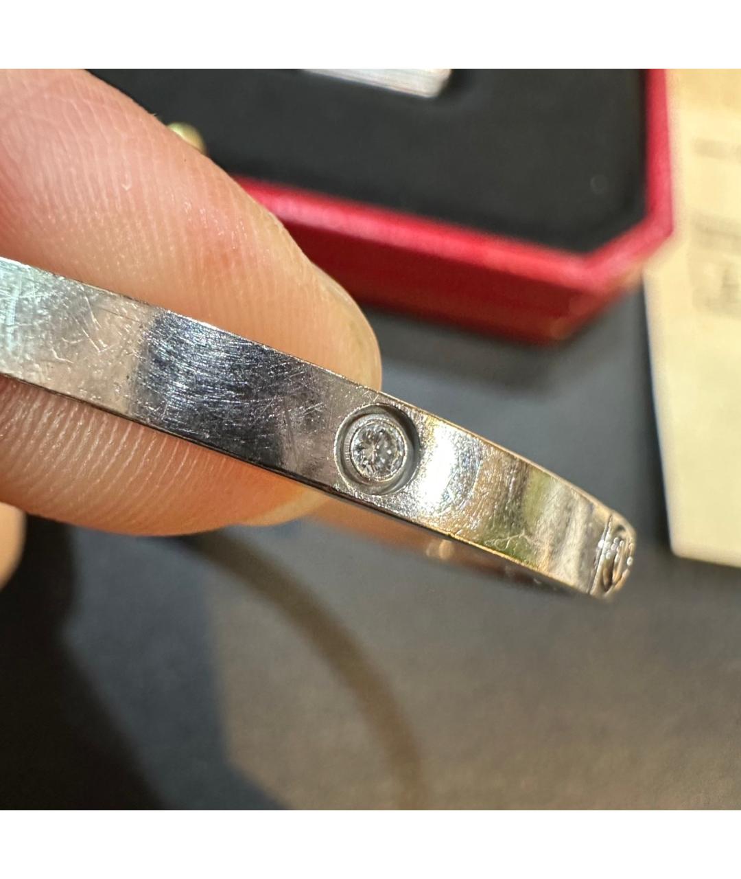 CARTIER Серый браслет из белого золота, фото 3