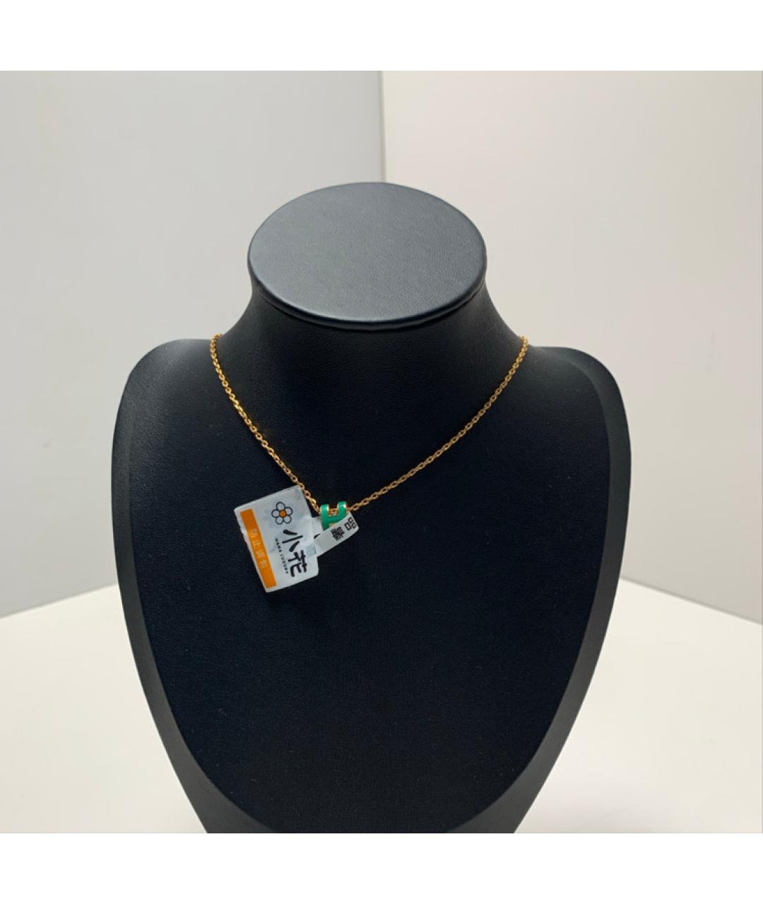 HERMES Зеленая подвеска, фото 8