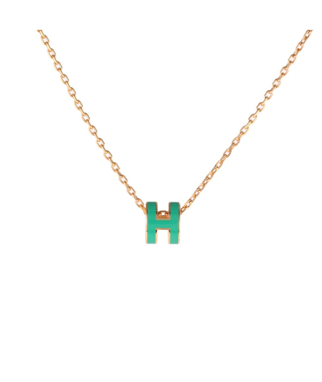 HERMES Зеленая подвеска, фото 1