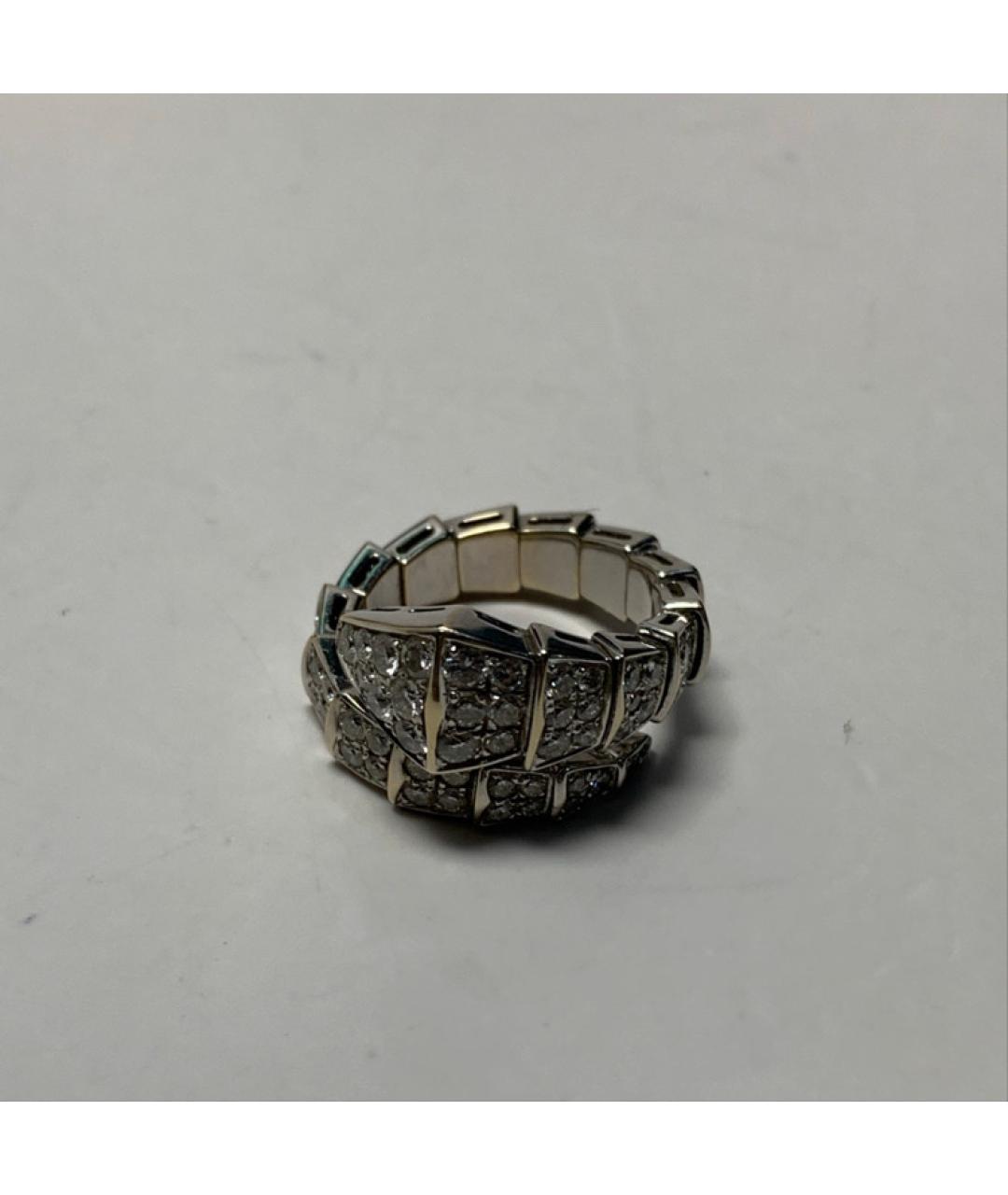 BVLGARI Серебряное кольцо из белого золота, фото 8