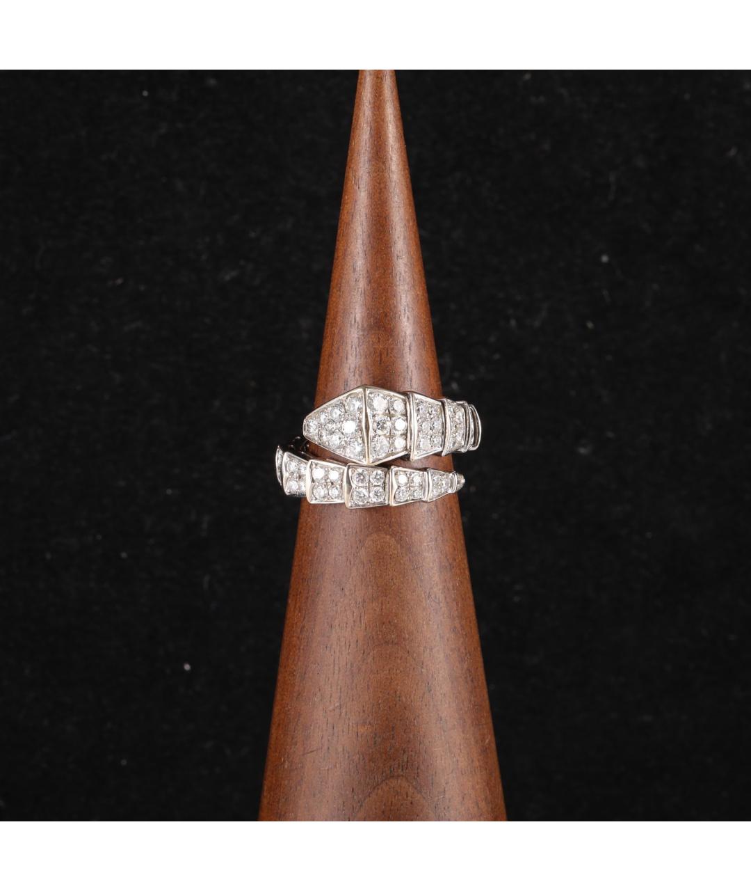 BVLGARI Серебряное кольцо из белого золота, фото 7