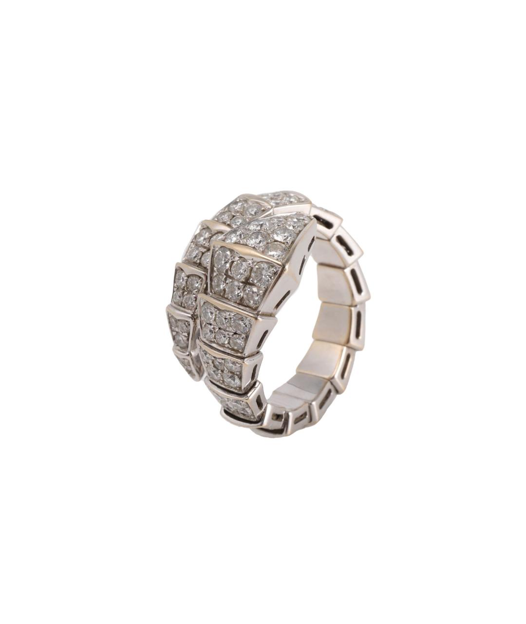 BVLGARI Серебряное кольцо из белого золота, фото 1