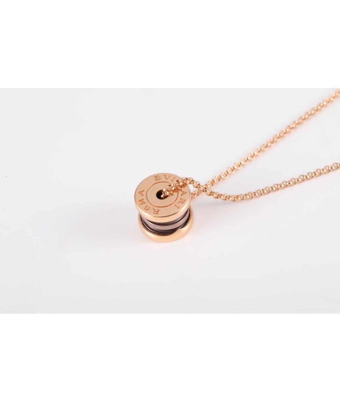 BVLGARI Золотая подвеска из розового золота, фото 3