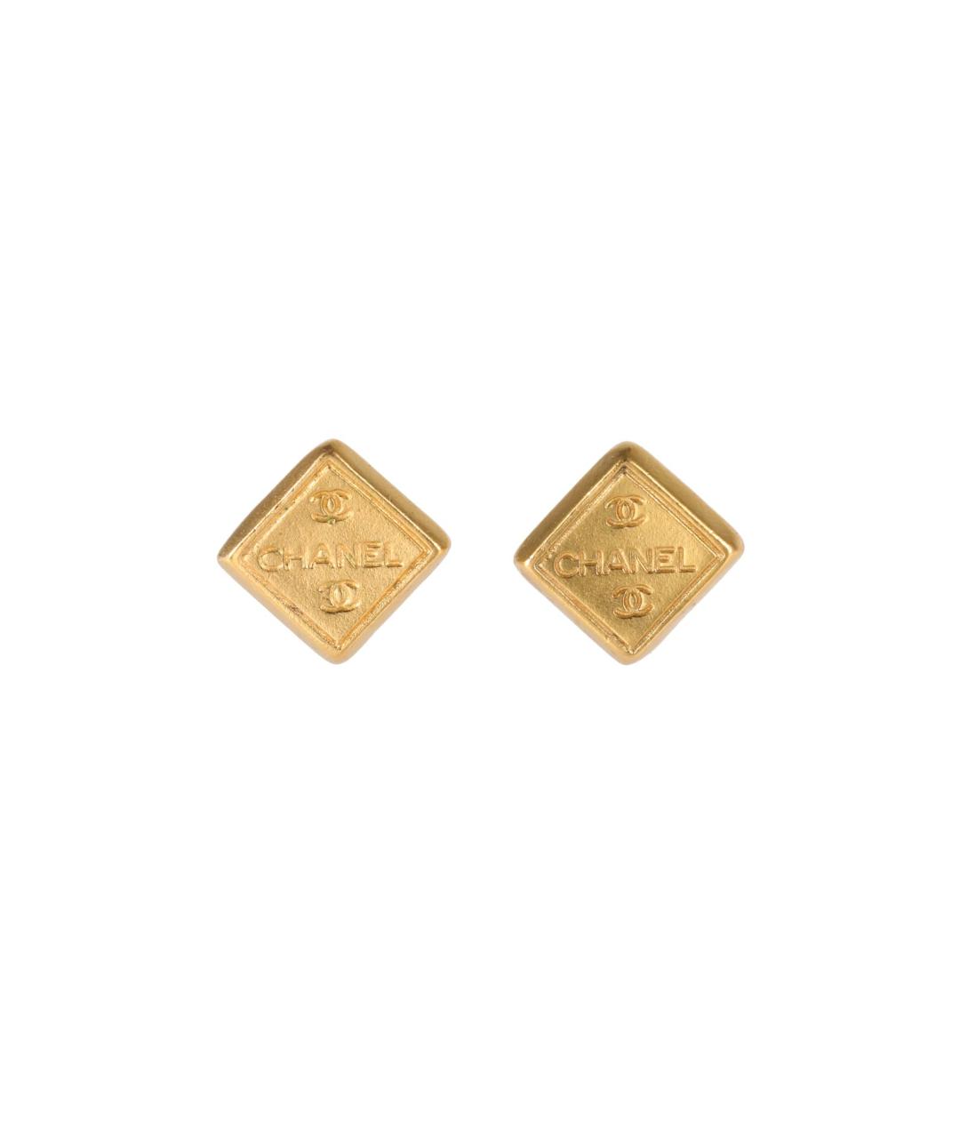 CHANEL Золотые серьги, фото 1