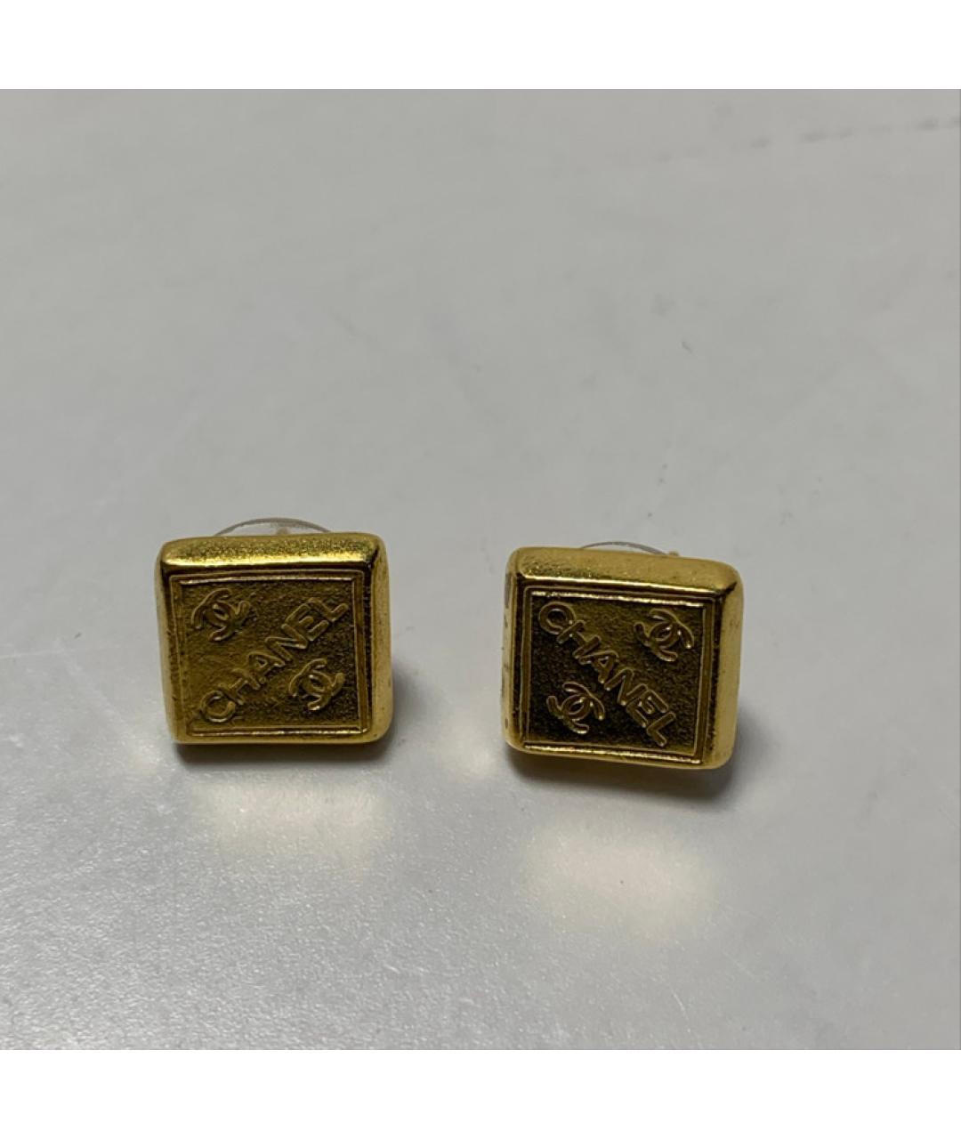 CHANEL Золотые серьги, фото 8