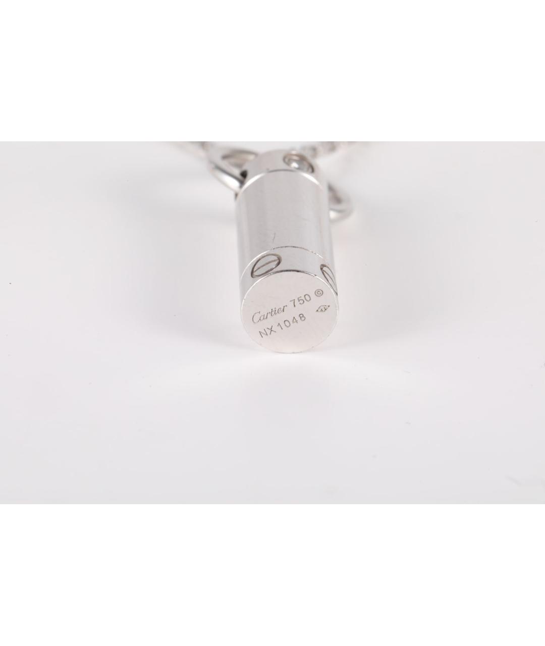 CARTIER Серебряное колье из белого золота, фото 5
